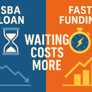 Comparison of SBA loan delays with fast funding speed, showing that waiting increases business costs