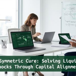 Finance professionals analyzing cash flow and working capital alignment during a liquidity shock
