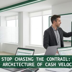 CFOs analyzing cash velocity and working capital strategy in a modern finance office