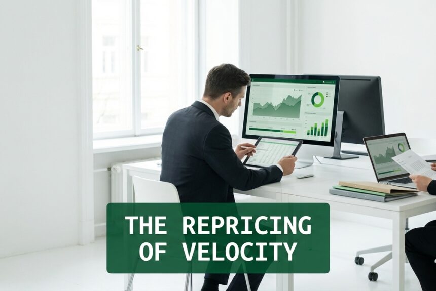 Operators analyzing cash flow velocity and capital structure in a lower middle market business