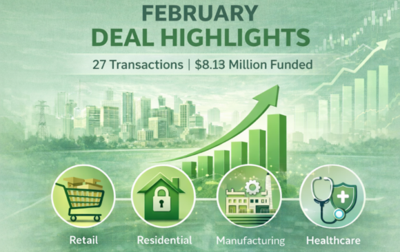 Finance professionals analyzing private credit funding data across multiple industries