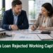 Business financing review meeting for working capital options after a bank loan rejection