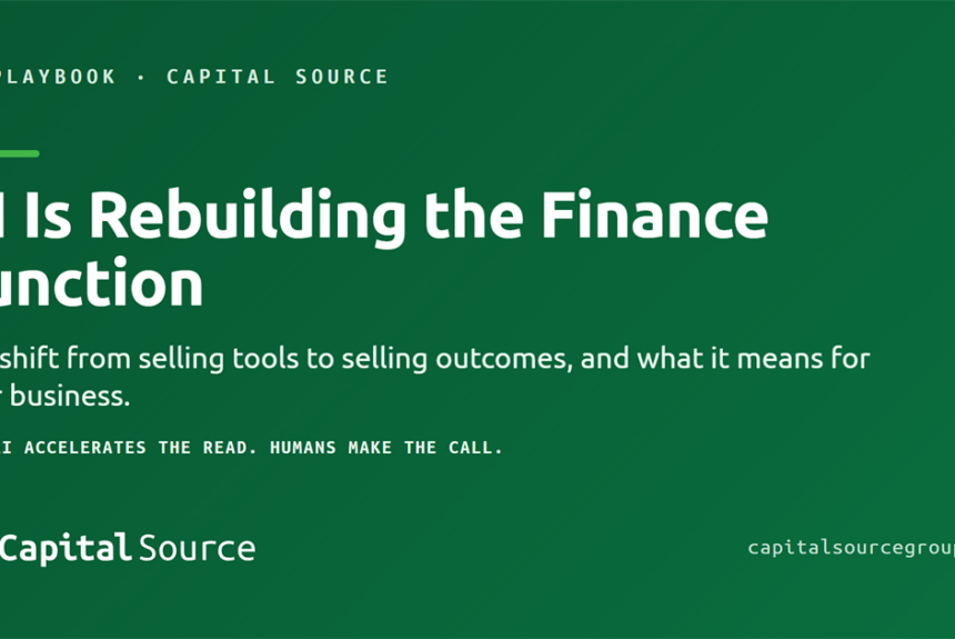 AI Is Rebuilding Professional Services: What It Means for Your Finance Function