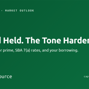 What the Fed’s Rate Hold (and Hawkish Tone) Means for Business Borrowing