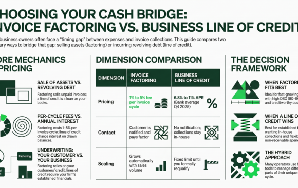 Invoice Factoring vs. a Line of Credit: A Founder’s Guide