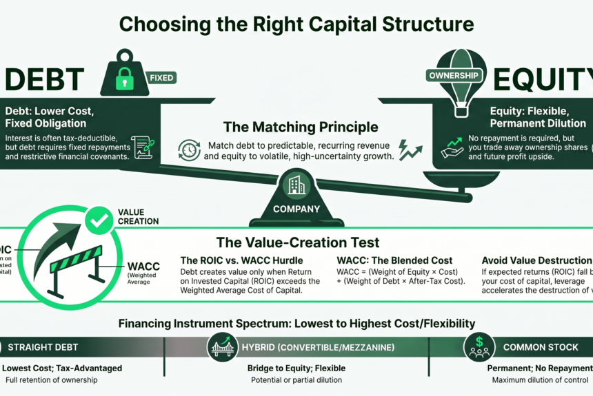 Choosing the Right Capital Structure: Debt vs. Equity vs. Hybrid