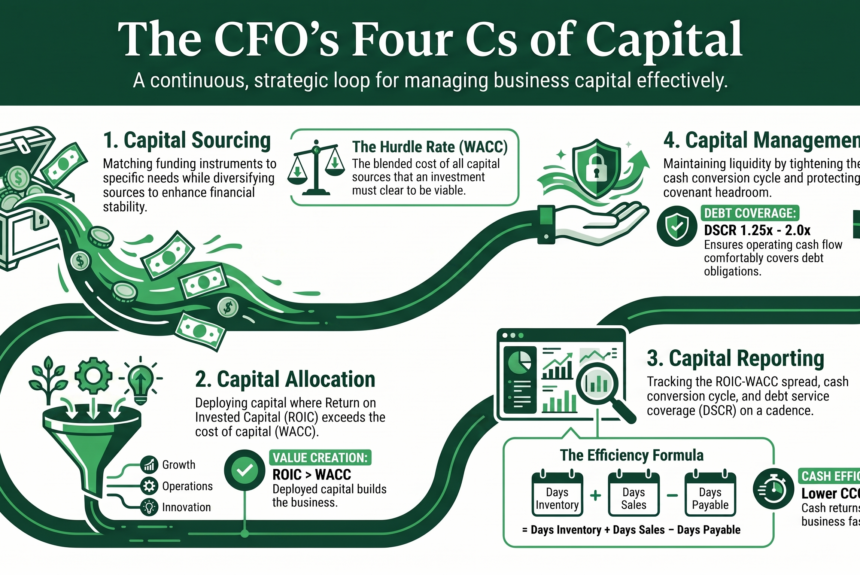 The CFO’s Four C’s of Capital: Sourcing, Allocation, Reporting, and Management