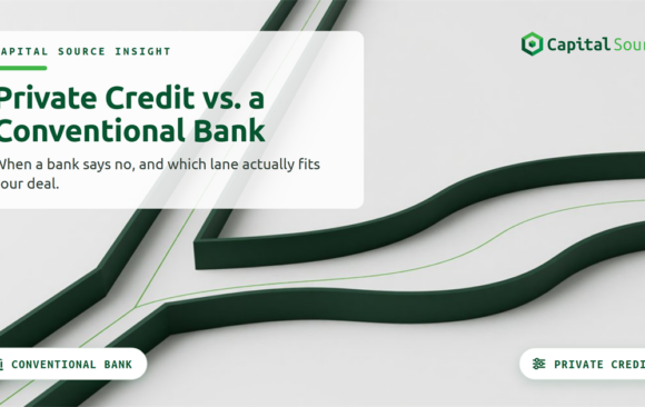 Private Credit vs. a Conventional Bank: When Each One Fits